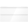 Mexen Orio badkamerkast 90 cm met wastafel Otis, 2 lades, wit glanzend - 91A10-09047-2-BFF00-W18M00