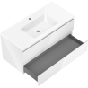 Mexen Orio gabinete de baño 100 cm con lavabo Otis, 2 cajones, blanco brillante - 91A10-10047-2-BFF00-W18M00