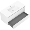 Mexen Orio meuble de salle de bain 100 cm avec lavabo Otis, 2 tiroirs, blanc mat - 91A10-10047-2-BFF01-W18M01