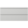 Mexen Orio badkamerkast 100 cm met wastafel Otis, 2 laden, grijs mat/wit mat - 91A10-10047-2-BFF62-W18M01