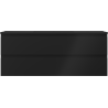 Mexen Orio mueble de baño de 120 cm con lavabo Otis, 2 cajones, negro mate - 91A10-12047-2-BFF71-W18M71