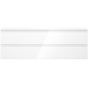 Mexen Orio Buedzëmmer Schaf 140 cm mat Lavabo Otis, 2 Tiräng, wäiss Glanz - 91A10-14047-2-BFF00-W18M00