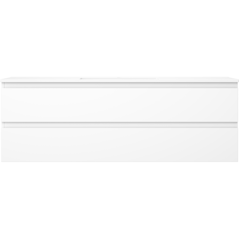 Mexen Orio badkamerkast 140 cm met wastafel Otis, 2 lades, wit mat - 91A10-14047-2-BFF01-W18M01