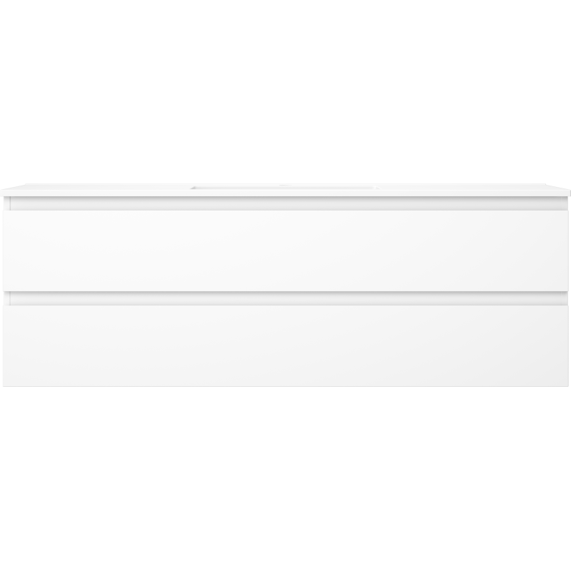 Mexen Orio mobile da bagno 140 cm con lavabo Otis, 2 cassetti, bianco opaco - 91A10-14047-2-BFF01-W18M01