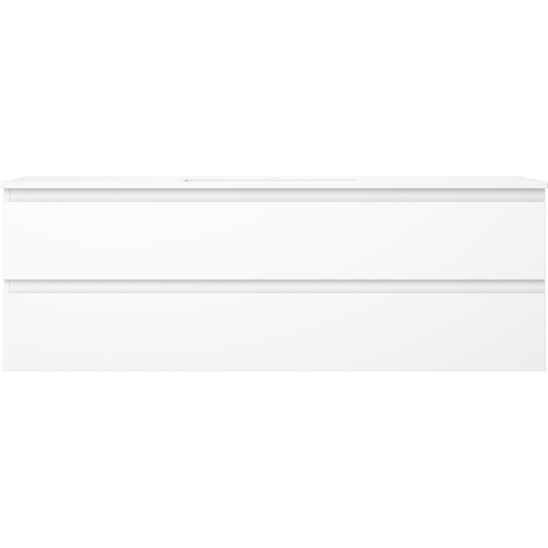 Mexen Orio vannitoakapp 140 cm koos valamuga Otis, 2 sahtlit, valge matt - 91A10-14047-2-BFF01-W18M01