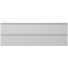 Mexen Orio Badezimmerschrank 140 cm mit Waschbecken Otis, 2 Schubladen, grau matt/weiß matt - 91A10-14047-2-BFF62-W18M01