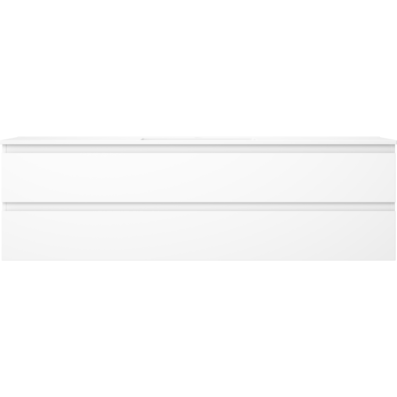 Mexen Orio badkamerkast 160 cm met wastafel Otis, 2 laden, wit mat - 91A10-16047-2-BFF01-W18M01