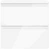 Mexen Orio meuble de salle de bain 50 cm avec lavabo Vela, 2 tiroirs, blanc brillant - 91A10-05047-2-BFF00-W23M00