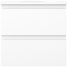 Mexen Orio Badezimmerschrank 50 cm mit Waschbecken Vela, 2 Schubladen, weiß matt - 91A10-05047-2-BFF01-W23M01