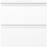 Mexen Orio mobiletto da bagno 50 cm con lavabo Vela, 2 cassetti, bianco opaco - 91A10-05047-2-BFF01-W23M01