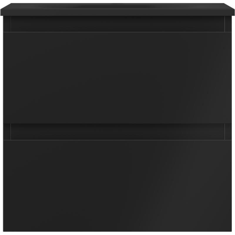 Mexen Orio gabinete de baño 50 cm con lavabo Vela, 2 cajones, negro mate - 91A10-05047-2-BFF71-W23M71