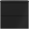 Mexen Orio armário de casa de banho 50 cm com lavatório Vela, 2 gavetas, preto mate - 91A10-05047-2-BFF71-W23M71