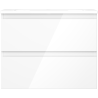 Mexen Orio badkamerkast 60 cm met wastafel Vela, 2 laden, wit glans - 91A10-06047-2-BFF00-W23M00