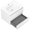 Mexen Orio meuble de salle de bain 60 cm avec lavabo Vela, 2 tiroirs, blanc mat - 91A10-06047-2-BFF01-W23M01