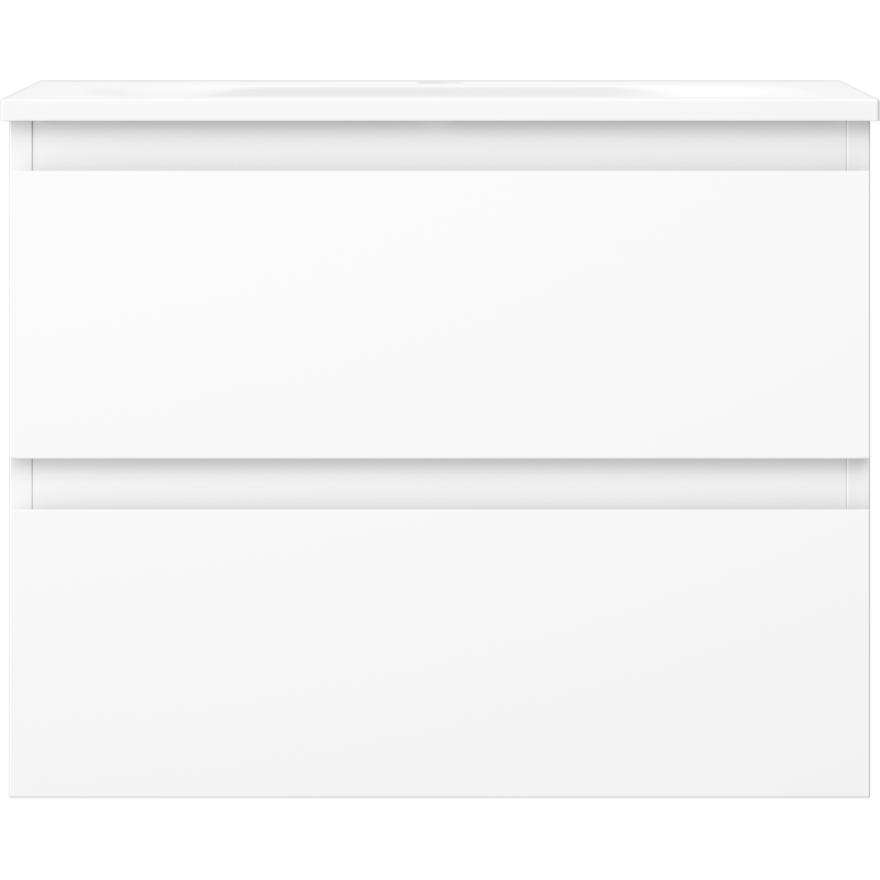 Mexen Orio badkamerkast 60 cm met wastafel Vela, 2 lades, wit mat - 91A10-06047-2-BFF01-W23M01