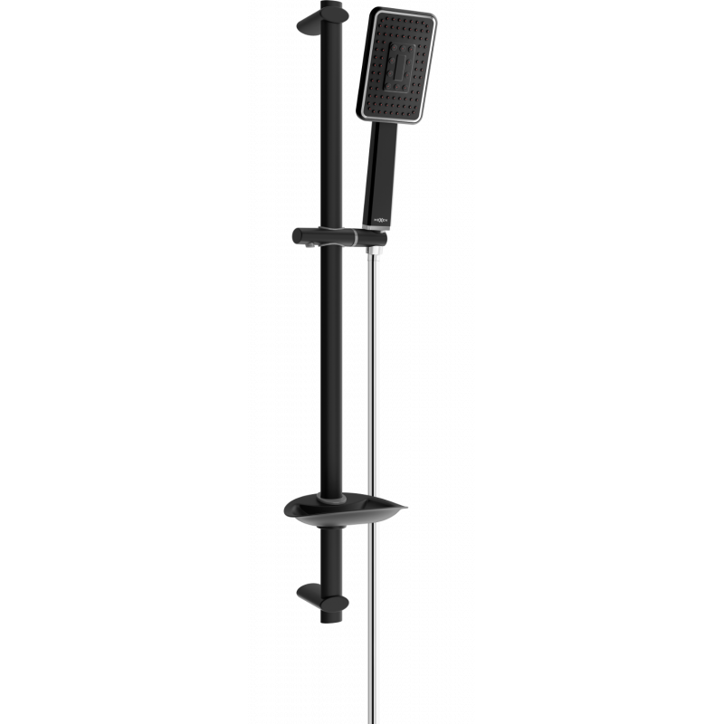 Mexen DB54 conjunto de ducha deslizante, negro/cromo - 785544584-17