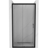 Mexen Apia drzwi prysznicowe rozsuwane 110 cm, transparent, czarne - 845-110-000-70-00