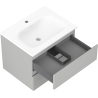 Mexen Orio armario de baño 60 cm con lavabo Vela, 2 cajones, gris mate/blanco mate - 91A10-06047-2-BFF62-W23M01