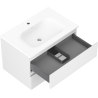 Mexen Orio mueble de baño de 70 cm con lavabo Vela, 2 cajones, blanco mate - 91A10-07047-2-BFF01-W23M01