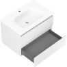 Mexen Orio mobile da bagno 70 cm con lavabo Vela, 2 cassetti, bianco opaco - 91A10-07047-2-BFF01-W23M01