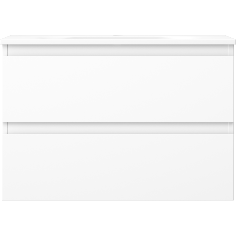 Mexen Orio mueble de baño de 70 cm con lavabo Vela, 2 cajones, blanco mate - 91A10-07047-2-BFF01-W23M01