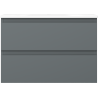 Mexen Orio badkamerkast 70 cm met wastafel Vela, 2 laden, grafiet mat/wit mat - 91A10-07047-2-BFF66-W23M01