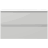 Mexen Orio meuble de salle de bains 80 cm avec lavabo Vela, 2 tiroirs, gris mat/blanc mat - 91A10-08047-2-BFF62-W23M01