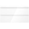 Mexen Orio meuble de salle de bain 90 cm avec lavabo Vela, 2 tiroirs, blanc brillant - 91A10-09047-2-BFF00-W23M00