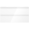 Mexen Orio vannitoakapp 90 cm valamuga Vela, 2 sahtlit, valge läige - 91A10-09047-2-BFF00-W23M00