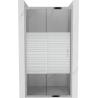 Mexen Apia porte de douche coulissante 110 cm, bandes, chrome - 845-110-000-01-20