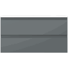 Mexen Orio Badezimmerschrank 90 cm mit Waschbecken Vela, 2 Schubladen, Graphit matt/Weiß matt - 91A10-09047-2-BFF66-W23M01