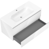Mexen Orio meuble de salle de bain 100 cm avec lavabo Vela, 2 tiroirs, blanc brillant - 91A10-10047-2-BFF00-W23M00