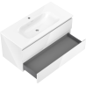 Mexen Orio mueble de baño de 100 cm con lavabo Vela, 2 cajones, blanco brillo - 91A10-10047-2-BFF00-W23M00
