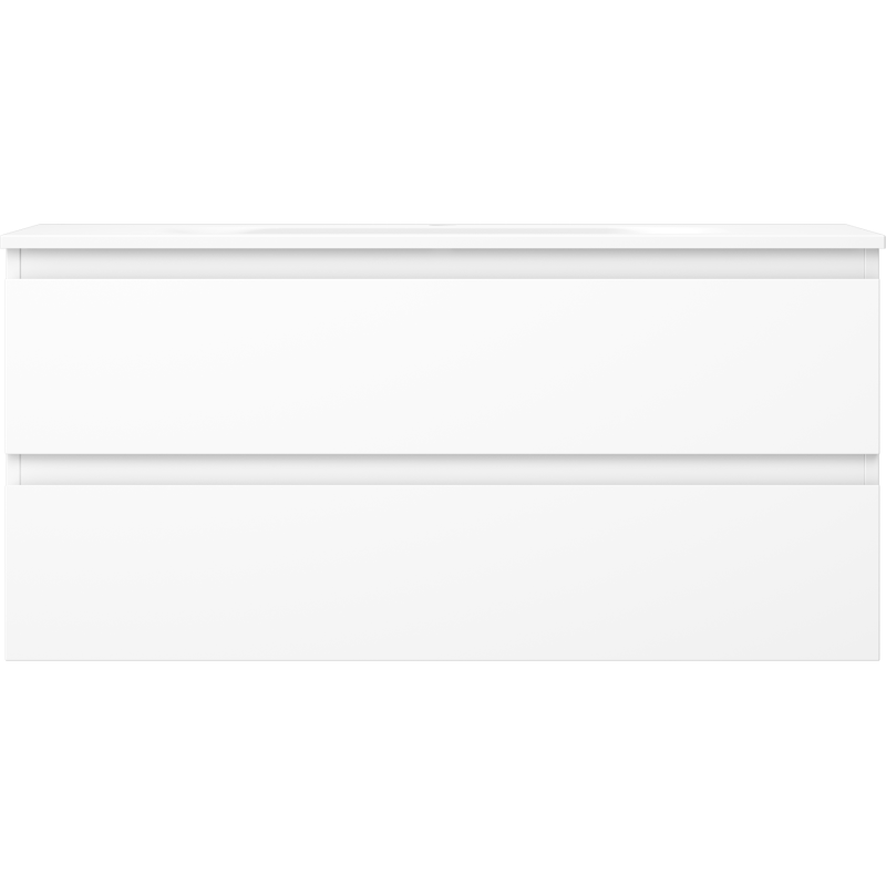 Mexen Orio badkamerkast 100 cm met wastafel Vela, 2 laden, wit mat - 91A10-10047-2-BFF01-W23M01