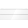 Mexen Orio badrumsskåp 120 cm med tvättställ Vela, 2 lådor, vit högglans - 91A10-12047-2-BFF00-W23M00