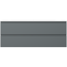 Mexen Orio Badezimmerschrank 120 cm mit Waschbecken Vela, 2 Schubladen, Graphit matt/Weiß matt - 91A10-12047-2-BFF66-W23M01