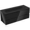 Mexen Orio mueble de baño 120 cm con lavabo Vela, 2 cajones, negro brillo/negro mate - 91A10-12047-2-BFF70-W23M71