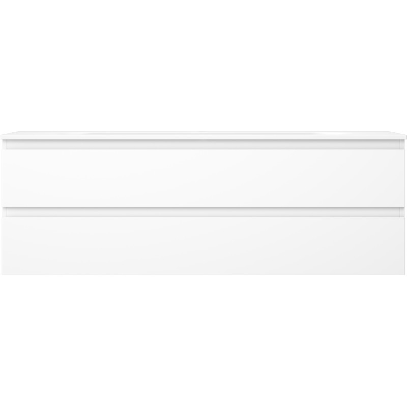 Mexen Orio vannitoakapid 140 cm valamuga Vela, 2 sahtlit, valge matt - 91A10-14047-2-BFF01-W23M01