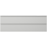 Mexen Orio badmeubelkast 140 cm met wastafel Vela, 2 laden, grijs mat/wit mat - 91A10-14047-2-BFF62-W23M01