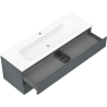 Mexen Orio mobile da bagno 140 cm con lavabo Vela, 2 cassetti, grafite opaco/bianco opaco - 91A10-14047-2-BFF66-W23M01