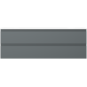 Mexen Orio badkamerkast 140 cm met Vela-wastafel, 2 laden, grafiet mat/wit mat - 91A10-14047-2-BFF66-W23M01