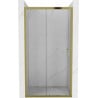 Mexen Apia puertas de ducha correderas 90 cm, transparentes, doradas - 845-090-000-50-00