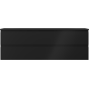 Mexen Orio armario de baño 140 cm con lavabo Vela, 2 cajones, negro mate - 91A10-14047-2-BFF71-W23M71