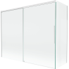 Mexen Rox 2-panel sliding shower screen 190 + 80 x 150 cm, transparent, white - 8C9-190-080-20-00
