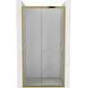 Mexen Apia schuifdouchedeur 120 cm, transparant, goud - 845-120-000-50-00