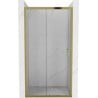 Mexen Apia drzwi prysznicowe rozsuwane 130 cm, transparent, złote - 845-130-000-50-00