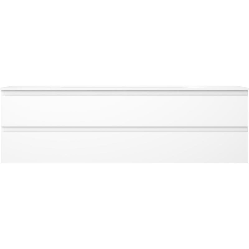 Mexen Orio bathroom cabinet 160 cm with Vela washbasin, 2 drawers, white matte - 91A10-16047-2-BFF01-W23M01