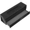 Mexen Orio meuble de salle de bain 160 cm avec lavabo Vela, 2 tiroirs, noir brillant/noir mat - 91A10-16047-2-BFF70-W23M71