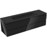 Mexen Orio Badezimmerschrank 160 cm mit Waschbecken Vela, 2 Schubladen, Schwarz Glanz/Schwarz Matt - 91A10-16047-2-BFF70-W23M71