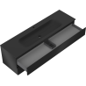 Mexen Orio gabinete de baño 160 cm con lavabo Vela, 2 cajones, negro mate - 91A10-16047-2-BFF71-W23M71